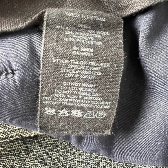 Theory Core Wool Tailored Trouser In Speckled Knit Tapered Ankle Pants - Picture 7 of 8